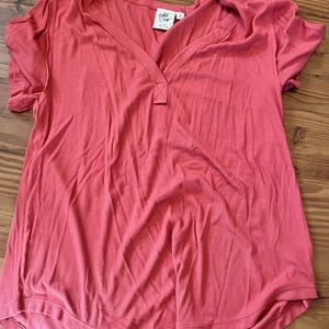 White Crow Coral V-Neck Blouse